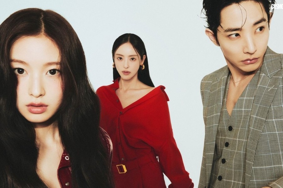 S LINE: Lee Soo Hyuk, Lee Da Hee та Arin на фотосесії для Cosmopolitan Korea