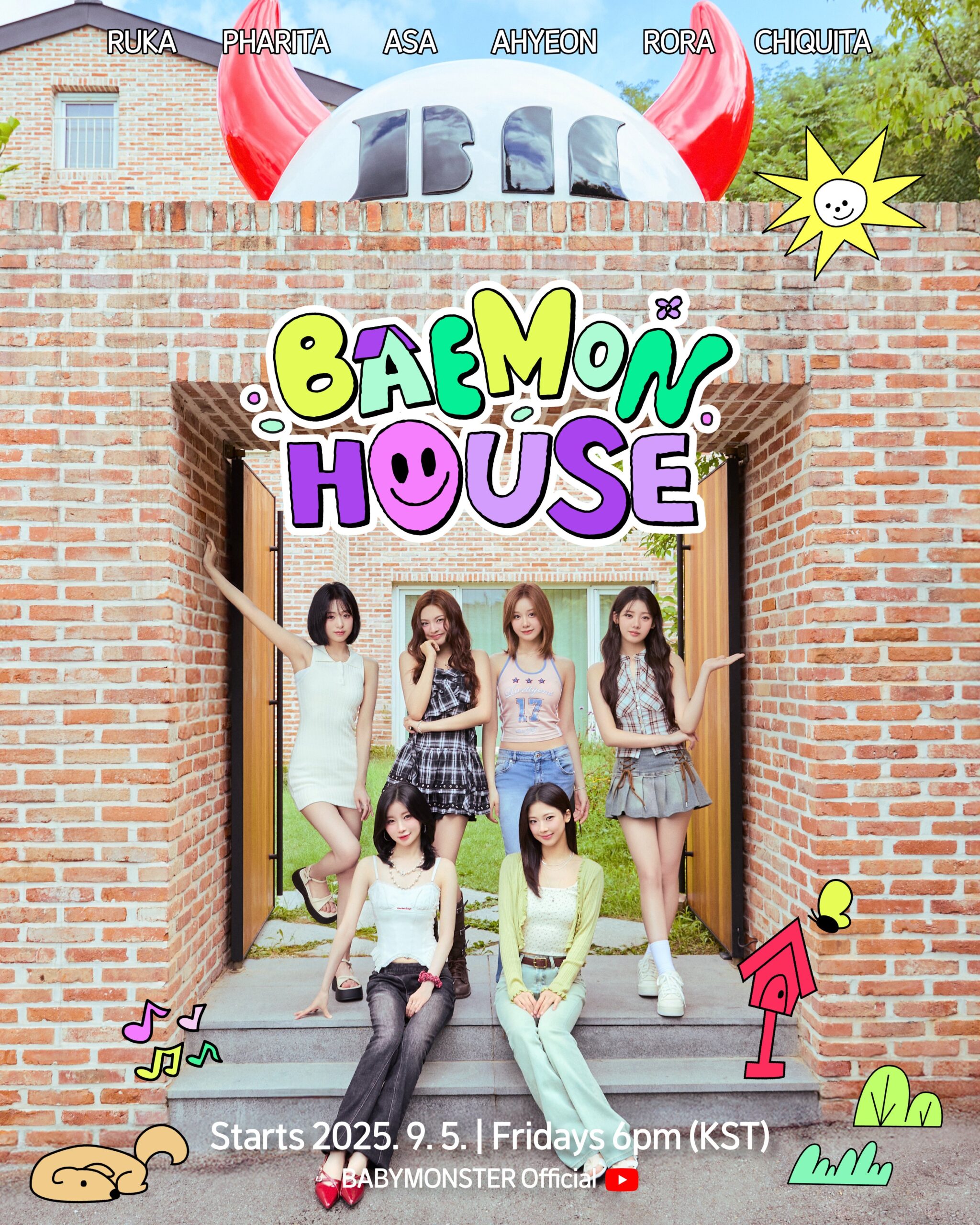 BABYMONSTER презентують своє реаліті-шоу BAEMON HOUSE