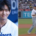 V BTS кинув перший церемоніальний м'яч для Los Angeles Dodgers