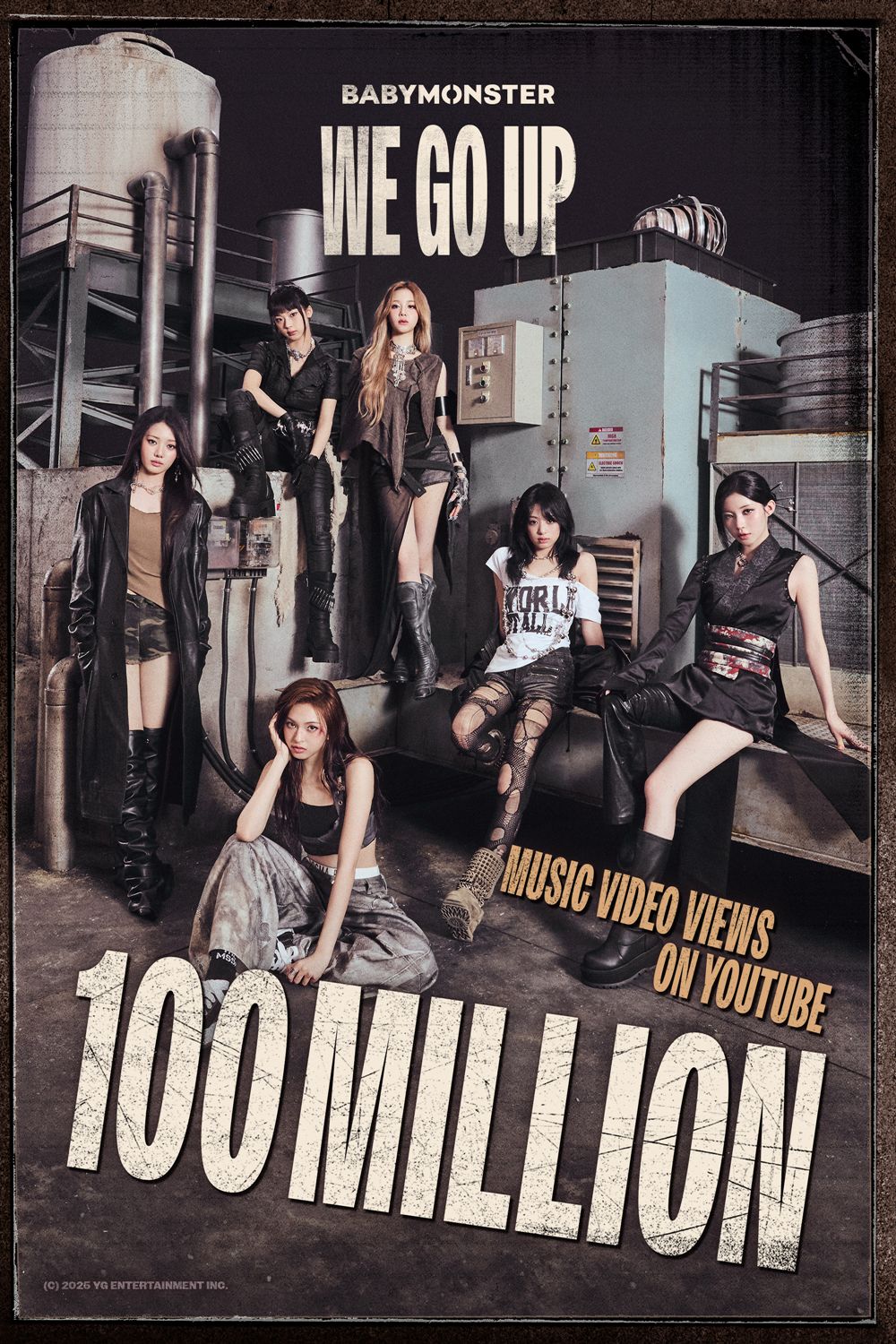 BABYMONSTER WE GO UP 100 мільйонів переглядів: найшвидший K-pop рекорд 2025 року