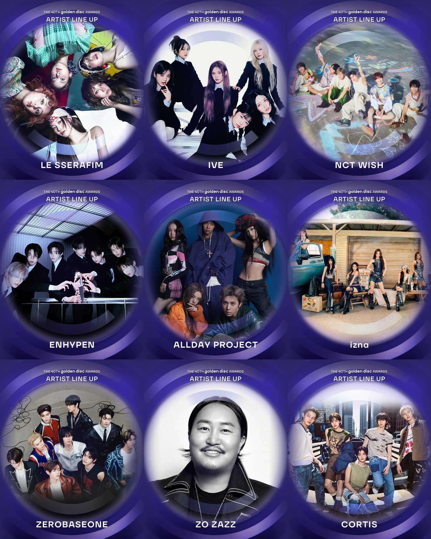 Оголошено перший лайнап 40th Golden Disc Awards: LE SSERAFIM, IVE, NCT Wish, ENHYPEN та інші виступлять у Тайбеї