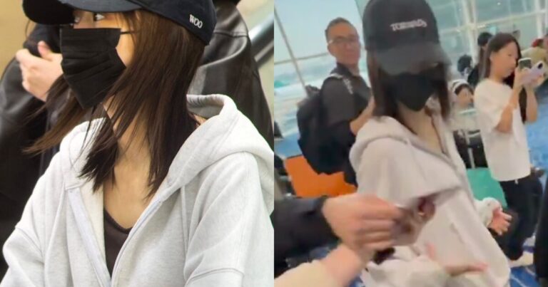 aespa Giselle охоронець скандал аеропорт